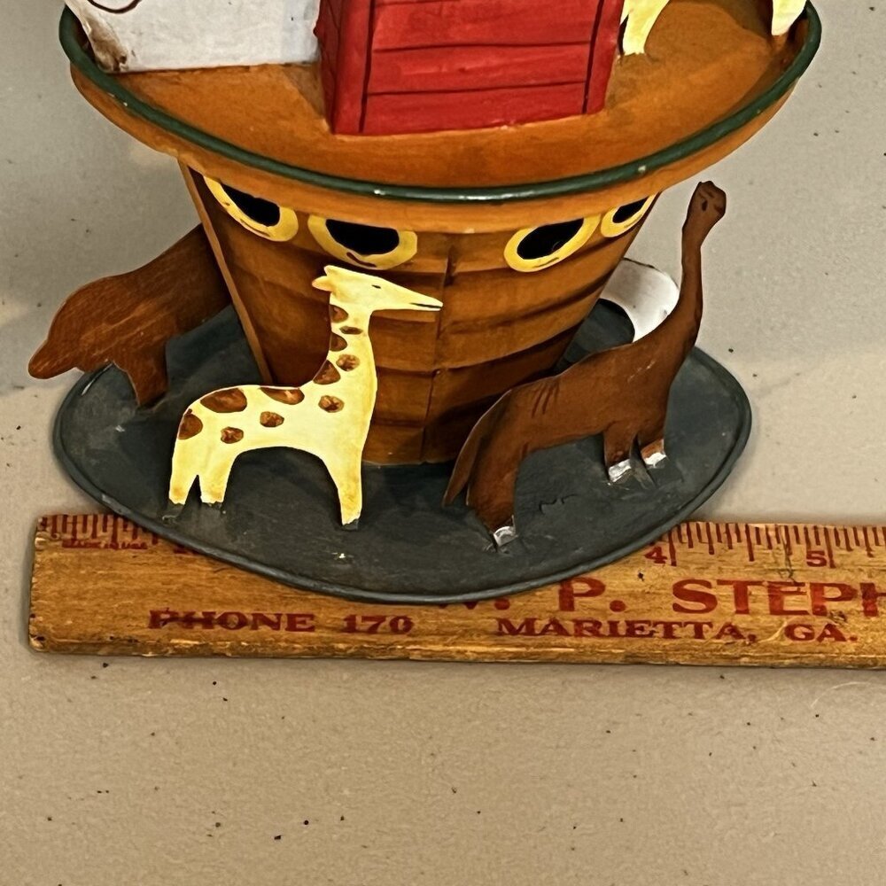 Noah's Ark Tin Ornament 6" without Hanger READ - Picture 14 of 14